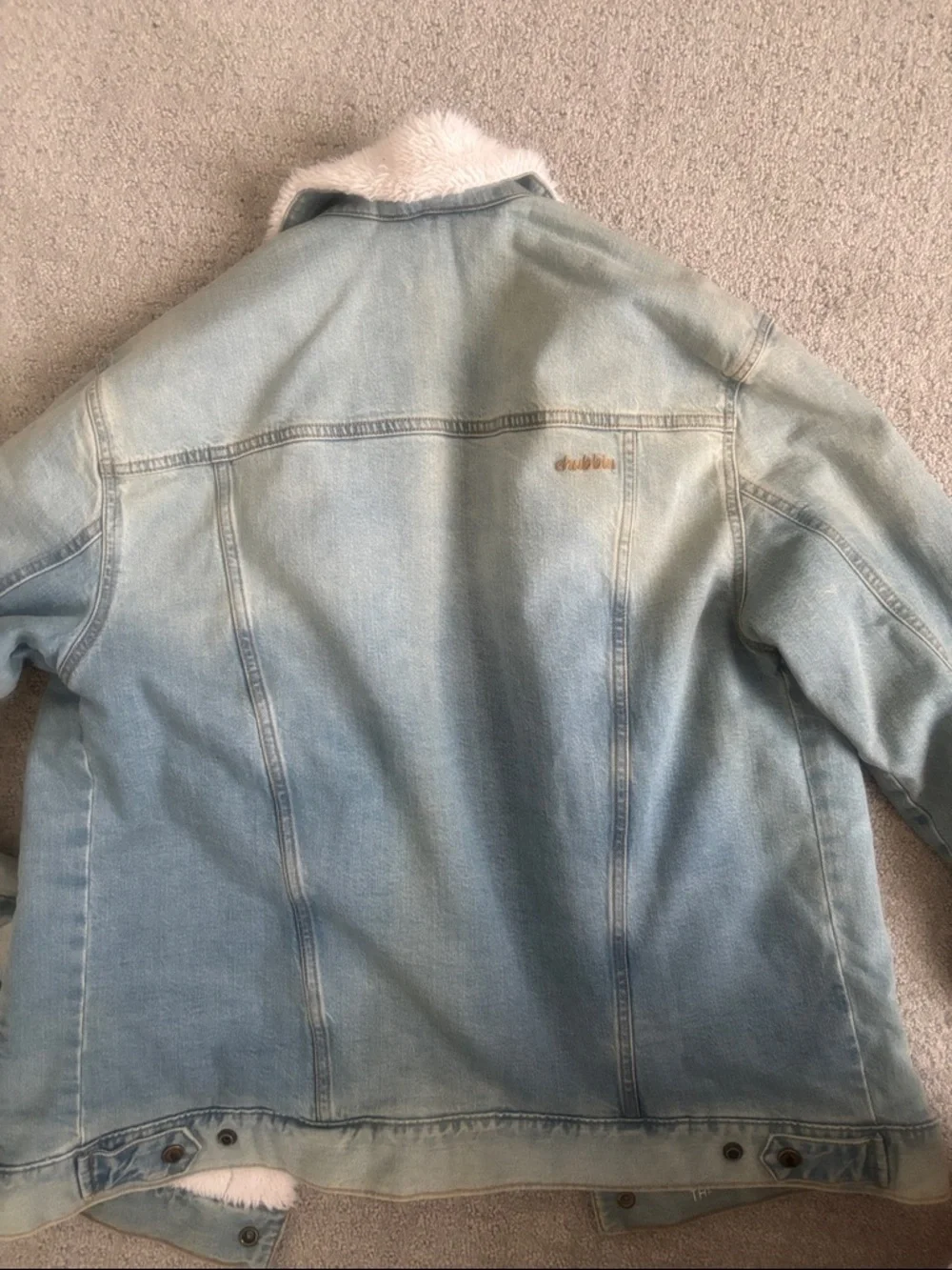 Chubbies Denim Jacket w/ Sherpa Lining - Picture 4 of 6